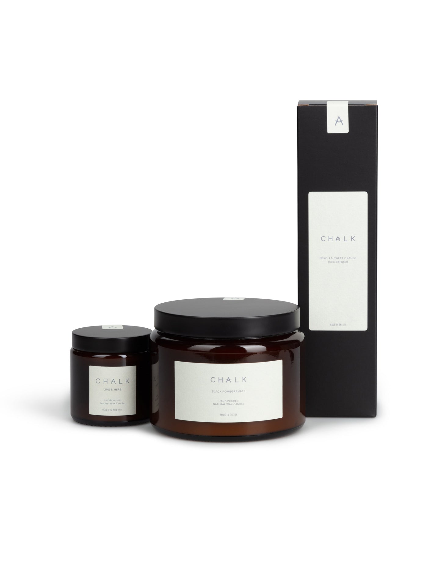 Amber Jar Candle | Black Pomegranate | 410g