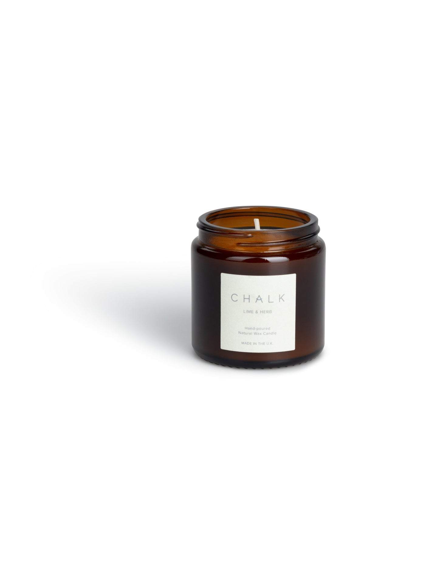 Amber Jar Candle | Lime & Herb | 96g