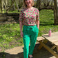 Saint Tropez Andrea Cropped Trousers | Jelly Bean
