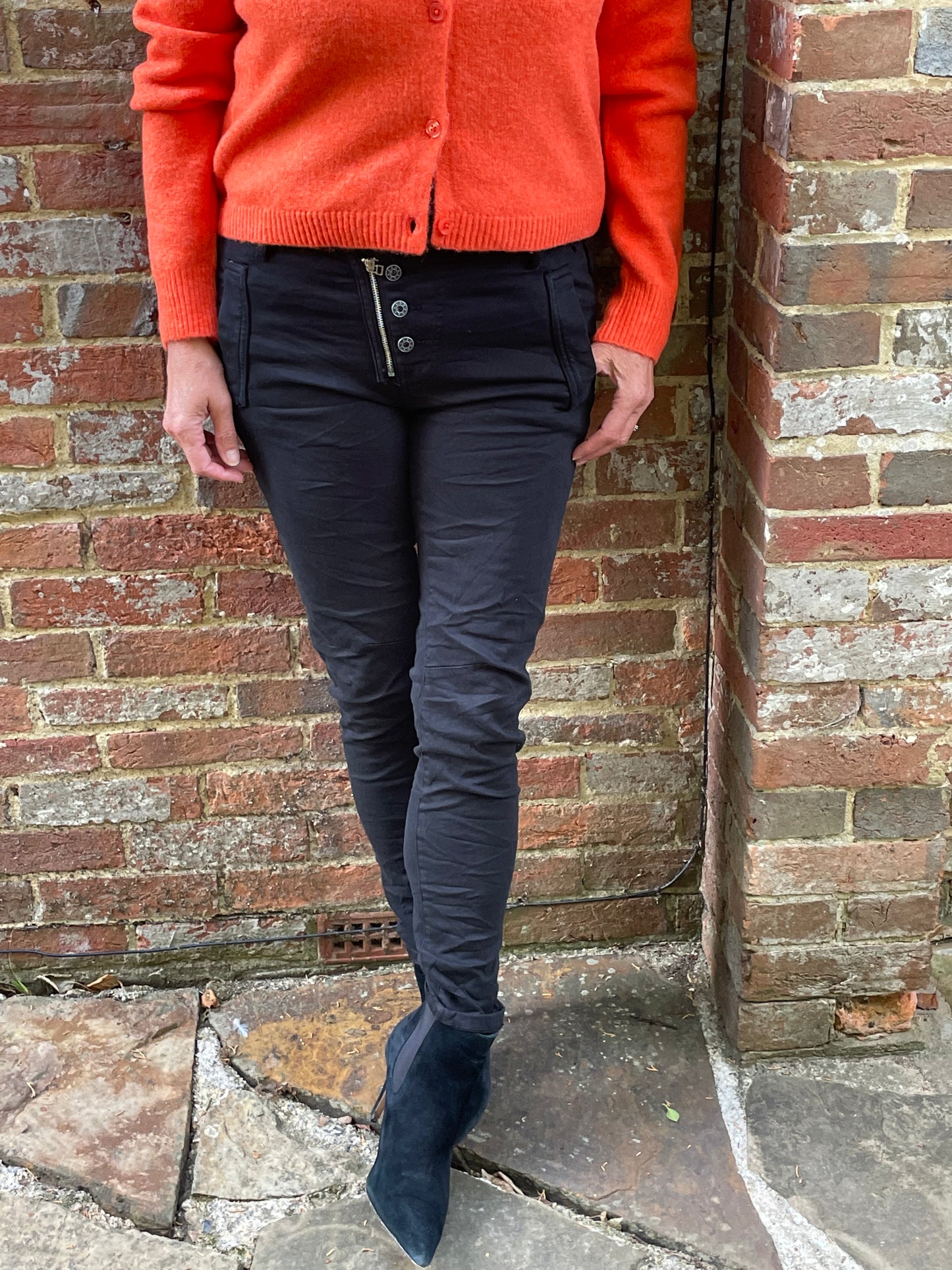 Melly & Co 4 Button Jeans | Black