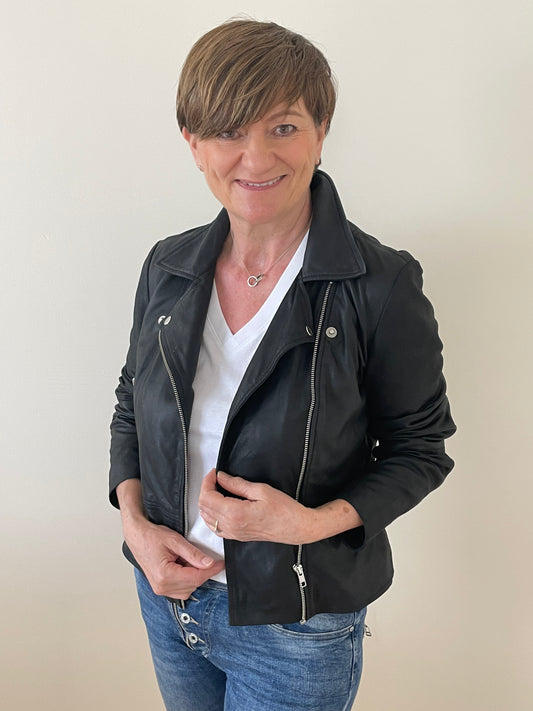 YAS Sophie Leather Jacket