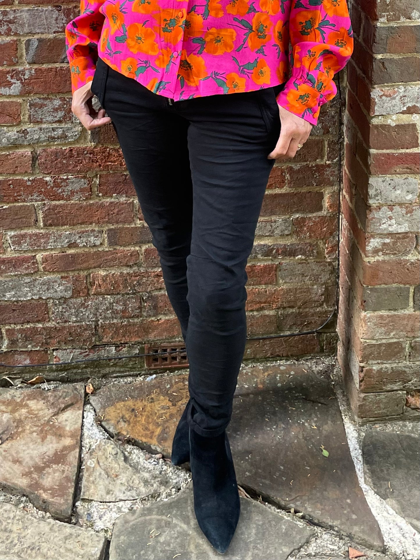 Melly & Co 4 Button Jeans | Black