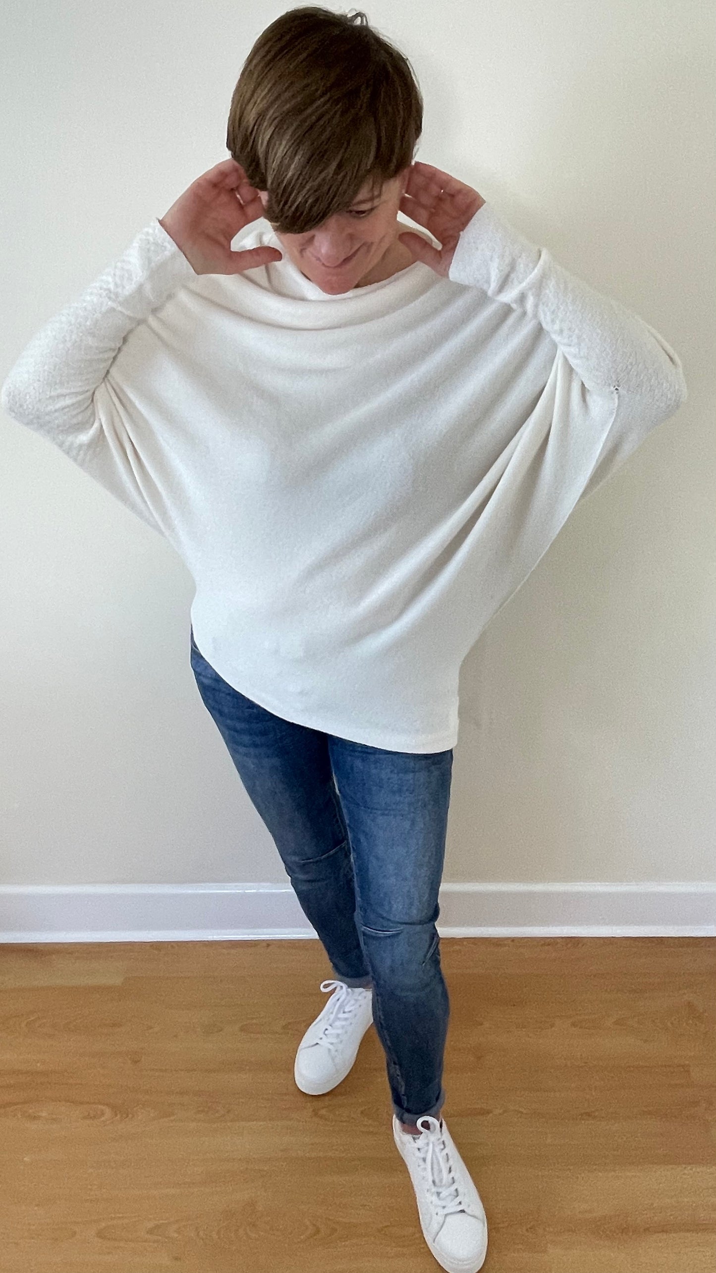 Asymmetric Jumper | Cream
